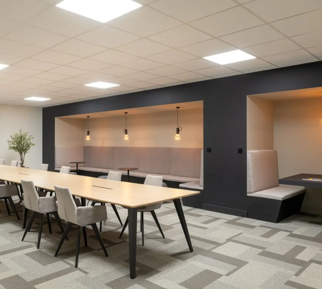 Meeting room furnished by Ergonomio for WSC in Milmort