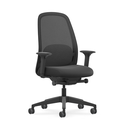 Interstuhl HEJ HJ216 ergonomische bureaustoel zwart vooraanzicht