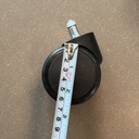 Wielen RH, Ø65 mm voor zachte vloeren