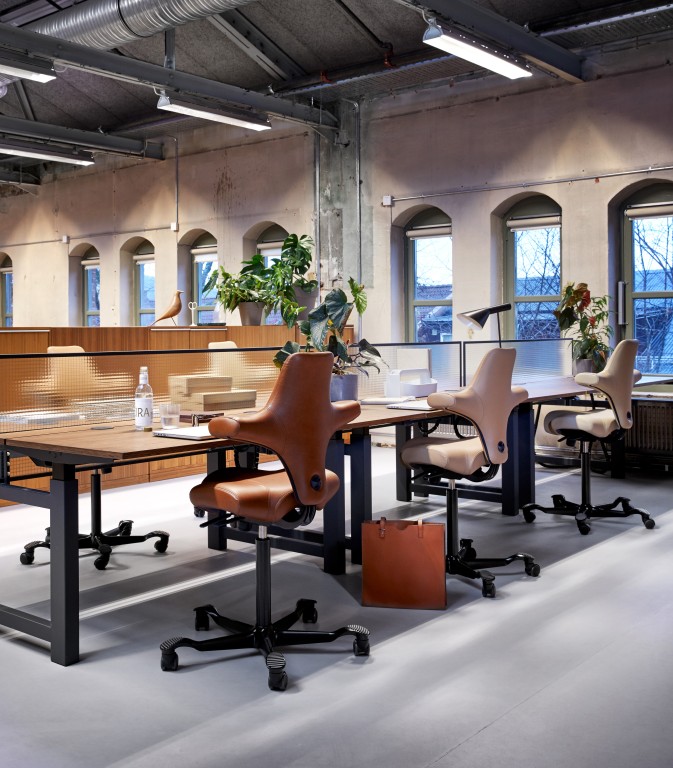 HAG Capisco 8106 Bruin Leder Promo