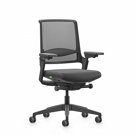 Se7en Premium Mateo LX005 zwarte uitvoering - front aanzicht