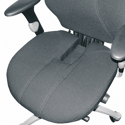 RH Logic optie: Zitting met coccyx (stuitbeen) uitsparing