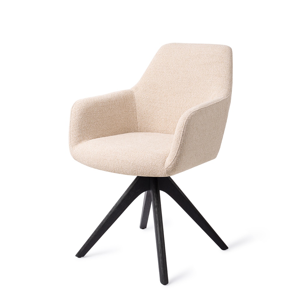Hiroo chair – 4-leg wooden swivel (revolve)