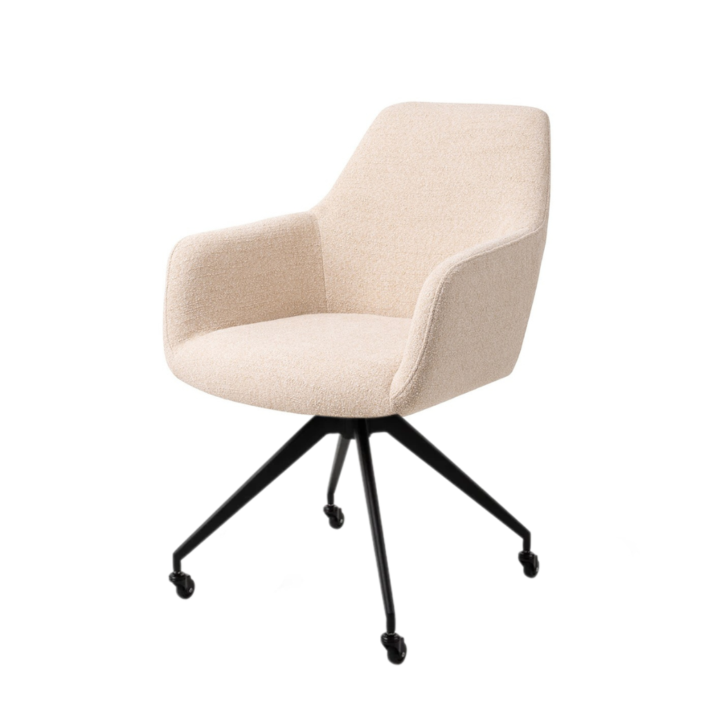 Hiroo chair – 4-leg with castors (glide)
