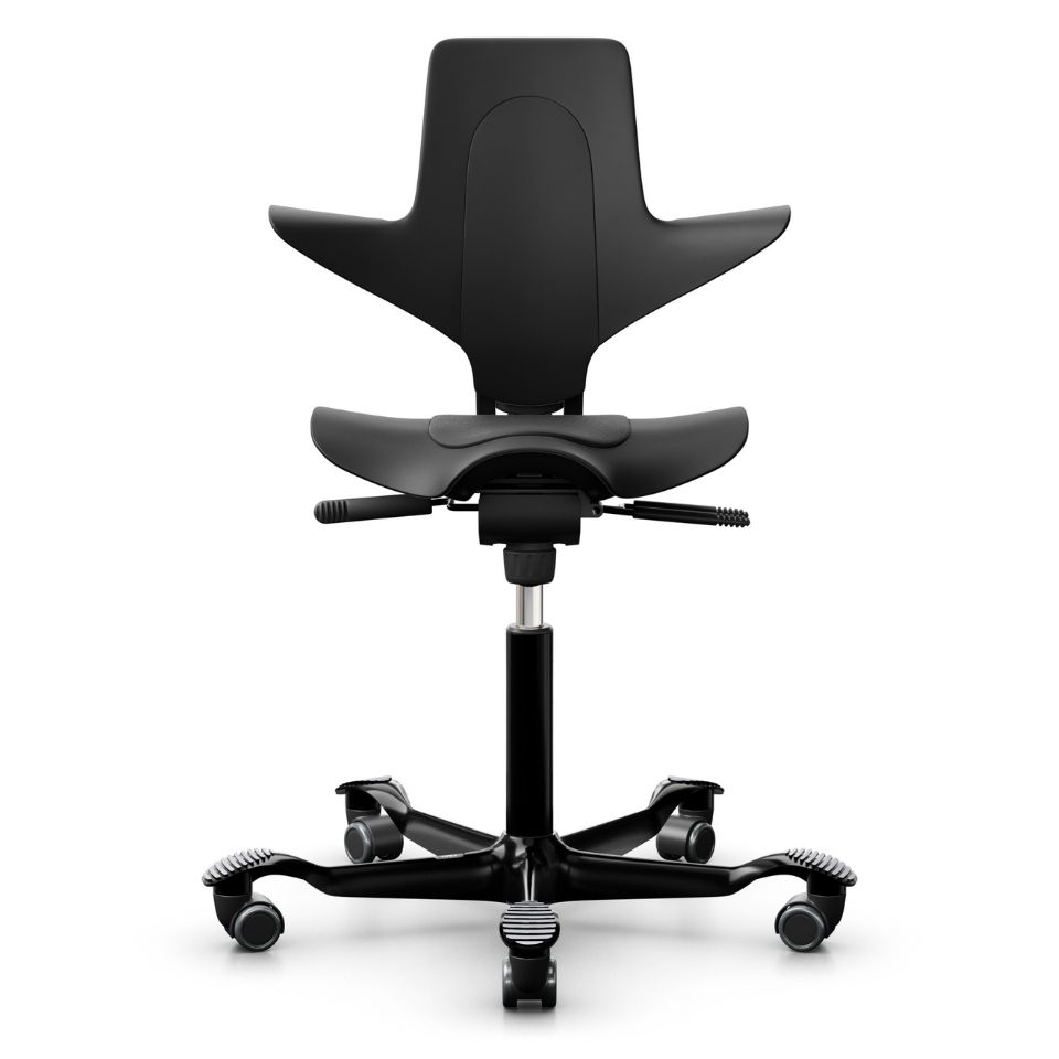 HAG Capisco Puls 8010 Schwarz Kunstleder PUxx 21.5816