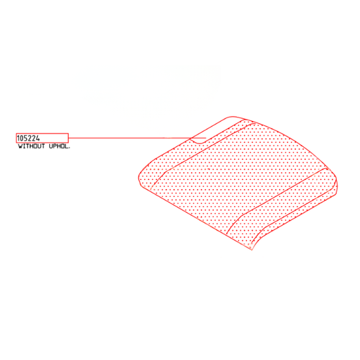 HAG Capisco 8126/8127 coque d'assise avec mousse 105224